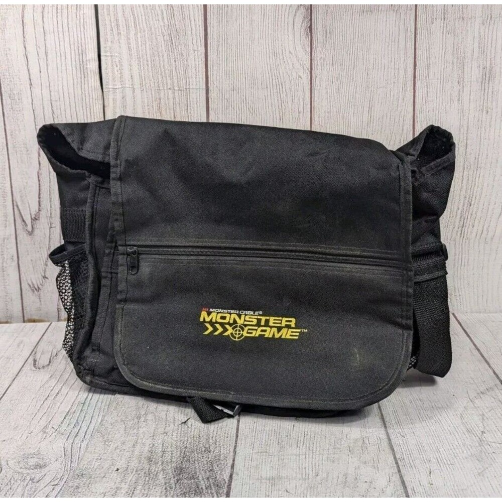 Monster Cable Electronics Travel Carry Carrying Case Tote Bag Video Game Console
